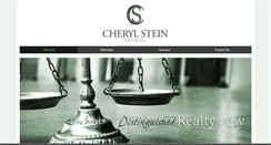 Desktop Screenshot of cherylsteinlaw.com