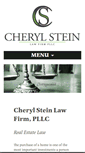 Mobile Screenshot of cherylsteinlaw.com
